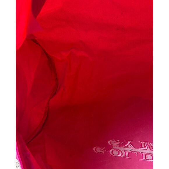 Golds Gym Pink Canvas Duffle Bag With Shoulder Strap - Picture 10 of 13